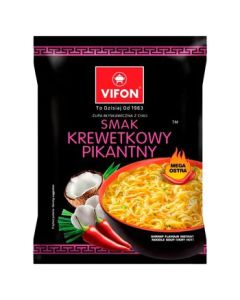 Vifon Zupa błyskawiczna smak krewetkowy pikantny 70 g